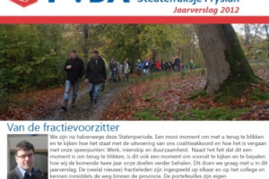 Jaarverslag PvdA Statenfractie 2012