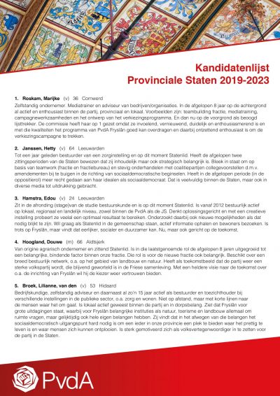 https://friesland.pvda.nl/nieuws/onze-kandidaten-voor-de-verkiezingen-van-20-maart-2019/